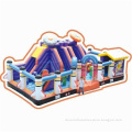 Space Themed Inflatable Fun City Amusement Equipment Supply